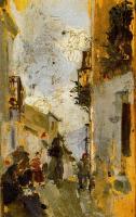 Joaquin Sorolla y Bastida - Italian Street